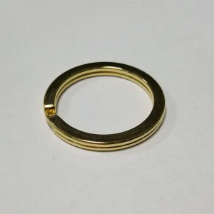 Žiedeliai raktams - Italija, 31mm, auksiniai