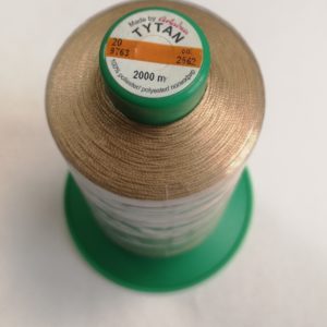 Thread “TYTAN 20” – dark beige, Col. 2562, 2000m