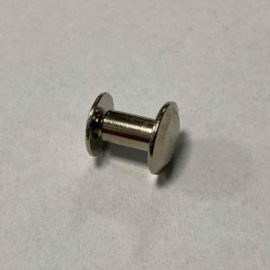 Įsukamos kniedės/varžteliai - 7mm kojelė, 9mm galvutė, sidabrinė spalva, 10vnt