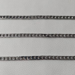 Chain - Italy, nickel/silver color, 7,5mm
