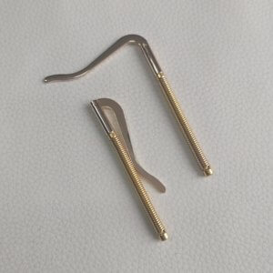 Spaustukas piniginėms - Italija, aukso spalva, 8cm
