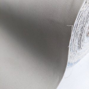 Material for car seat with foam – beige with small texture