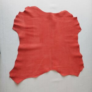Haberdashery leather - Intense yellow, "Metyz", velour, 0,8-1,0mm, 55x50 (Kopija) (Kopija)