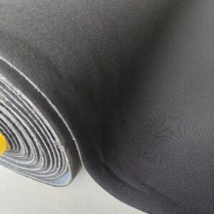 Material for car seat with foam – dark gray with small texture
