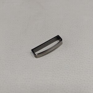 Belt buckle - 30mm, brushed nickel/black nickel color (Kopija) (Kopija)