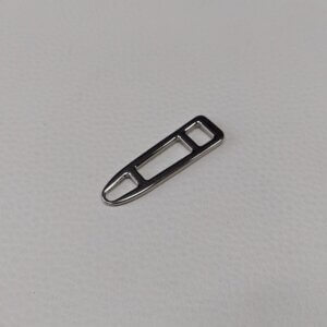 Zipper puller – Italy, 50mm, nickel color