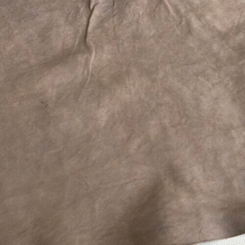 Haberdashery/shoes leather - brown, matted, aged effect, 1,3-1,5mm - Image 2