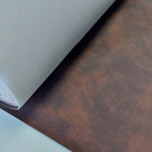 Artificial leather "Vintage" - Brown with shades, 1,1mm