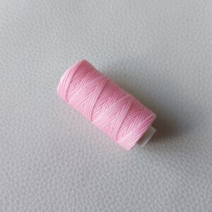 Waxed thread - pink, 0,8mm