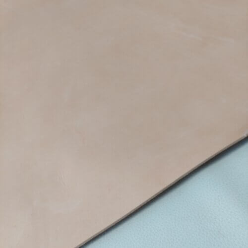 Vegetable tanned leather - not colored, soft, 2,7mm - Image 3