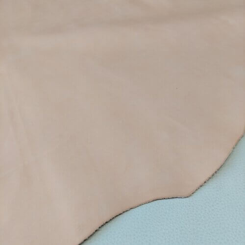 Vegetable tanned leather - not colored, soft, 0,9mm, 174dm2 - Image 4