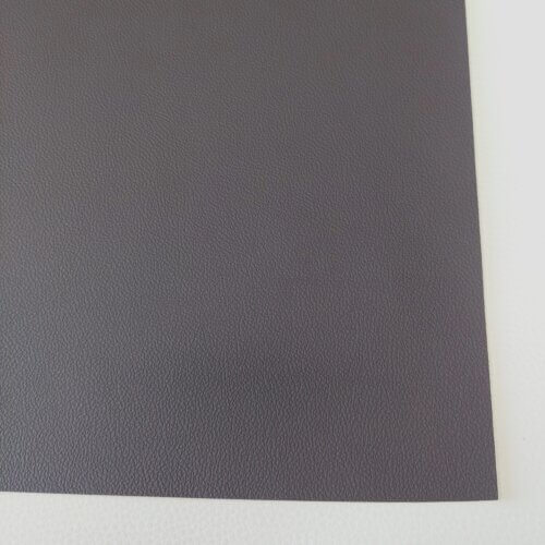 Automotive artificial leather - Dark brown, small texture, 1,2mm - Image 4