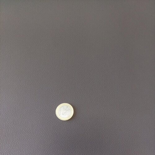 Automotive artificial leather - Dark brown, small texture, 1,2mm - Image 3