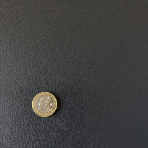 Dirbtinė automobilinė oda "Hyundai" - Juoda, smulki faktūra, 1,0mm - Image 2