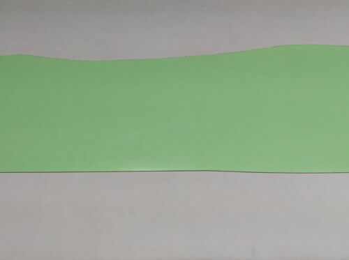 Diržinė augalinio rauginimo oda - Šviesiai žalia, vidutinio kietumo, 3,6-3,8mm, 160x45cm - Image 4