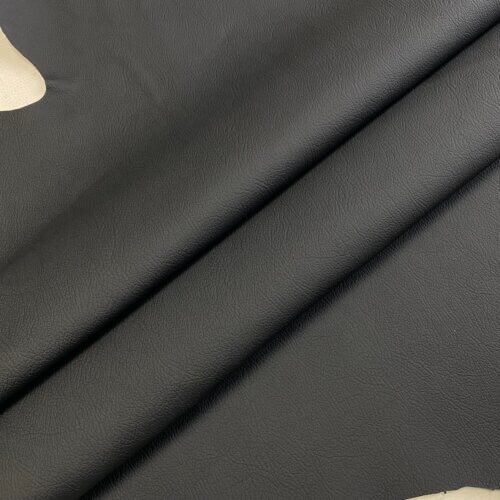 Automotive leather "Parigi" - black, "Mercedes" pattern, 1,2mm - Image 3