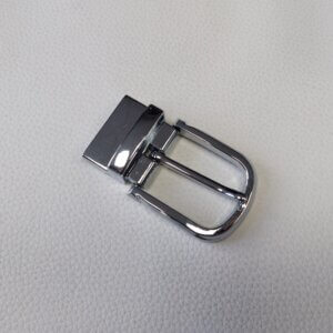 Belt buckle - Italy, 35mm, nickel color, clamp