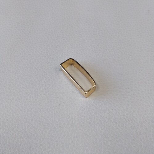 Belt keeper - 35mm, gold color - Image 2