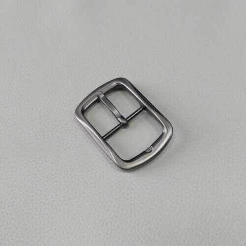 Belt buckle - Italy, 40mm, nickel color (Satin gun) - Image 2