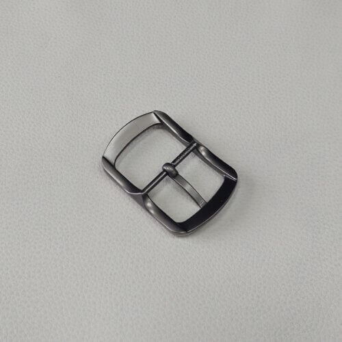 Belt buckle - Italy, 40mm, nickel color (Satin gun) - Image 3