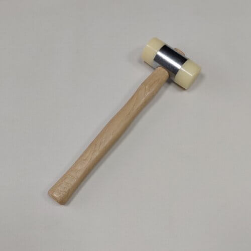 Leather Carving Hammer Nylon Hammer Tool With Wood Handle, 45 Nr - Image 3