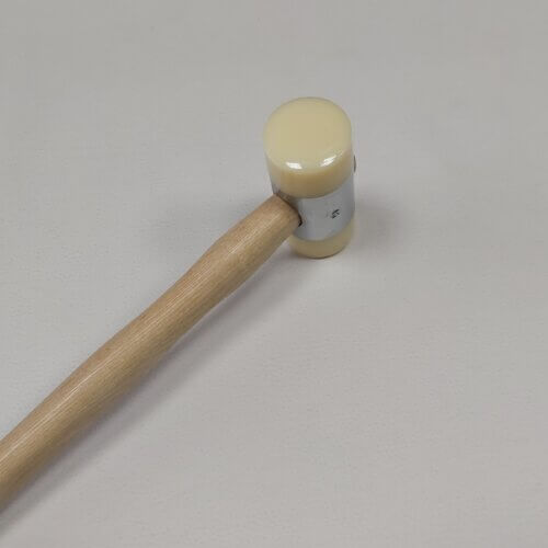 Leather Carving Hammer Nylon Hammer Tool With Wood Handle, 45 Nr - Image 2