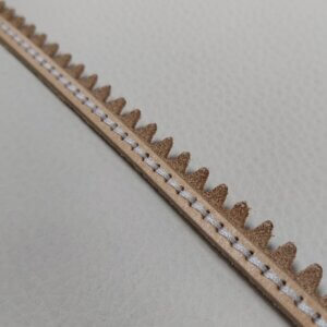 Vegetable tanned leather shoe welt cord for shoemaking or shoe repair - light brown