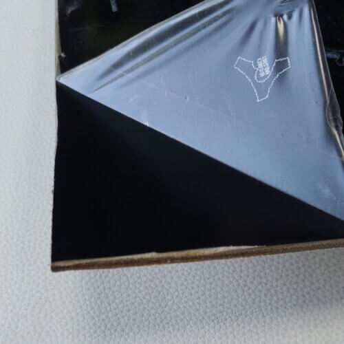 Leather for sole - vegetable tanned, black, 3,8-4,0mm, 76x65cm - Image 3