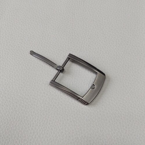 Belt buckle - Italy, 30mm, nickel color (Satin gun) - Image 3