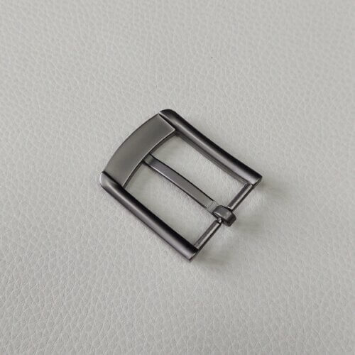 Belt buckle - Italy, 30mm, nickel color (Satin gun) - Image 2