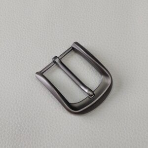 Belt buckle - Italy, 40mm, nickel color (Satin gun)