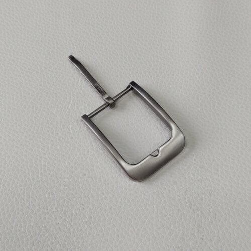 Belt buckle - Italy, 34mm, nickel color (Satin gun) - Image 3