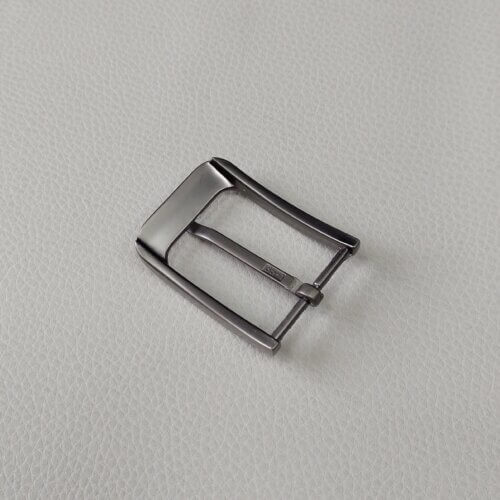 Belt buckle - Italy, 34mm, nickel color (Satin gun) - Image 2