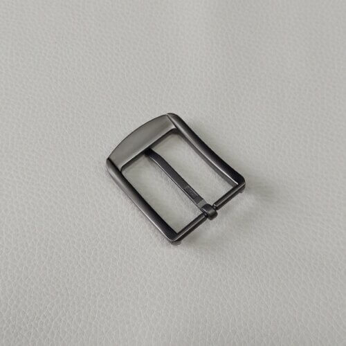 Belt buckle - Italy, 34mm, nickel color (Satin gun) - Image 2
