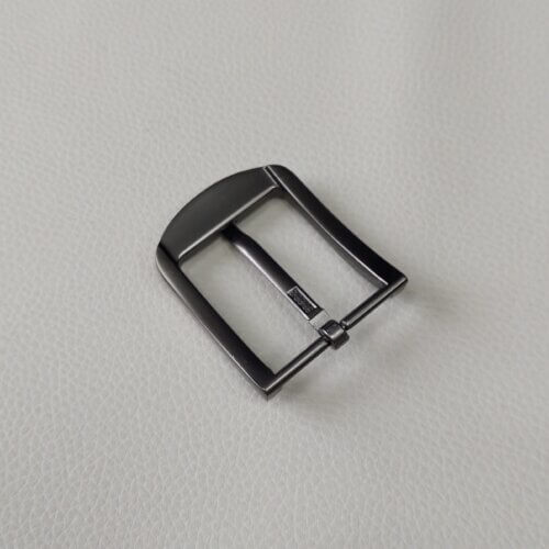 Belt buckle - Italy, 39mm, nickel color (Satin gun) - Image 2
