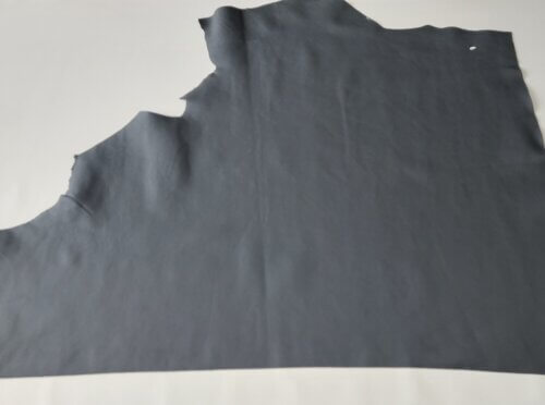 Automotive leather - Dark gray, small texture, soft, 1,4-1,6mm, 80x65cm - Image 4