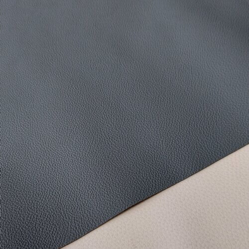 Automotive leather - Gray/blue, small texture, medium soft, 1,4-1,6mm, 150x80cm - Image 3