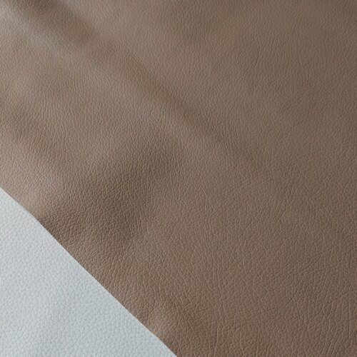 Automotive leather - Cappuccino color, with texture, soft, 1,2-1,3mm, 110x105cm, small defect! - Image 4