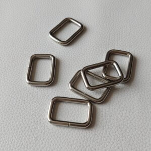 Ring (rectangular shape) – Italy, 30mm, nickel color