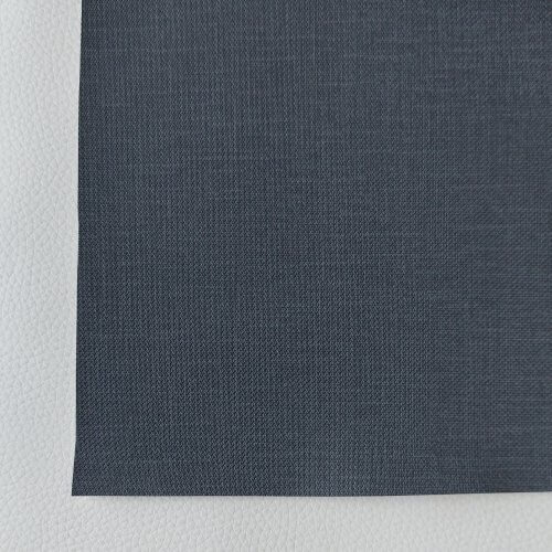 Dirbtinė oda laivams - Tamsiai pilka, su raštu, 1,1mm - Image 3