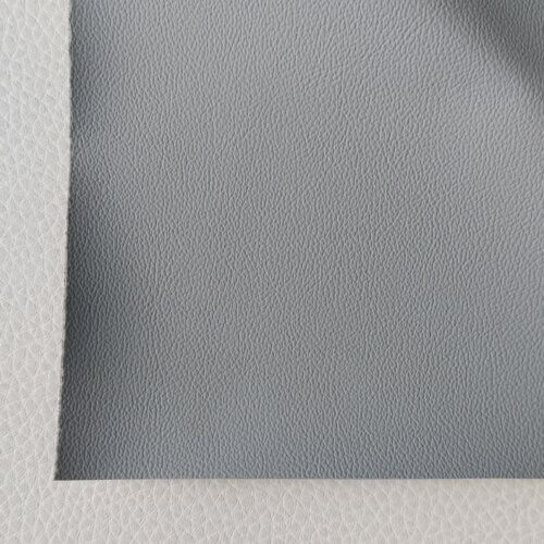 Automotive artificial leather - Light gray, small texture, 1,1mm - Image 3