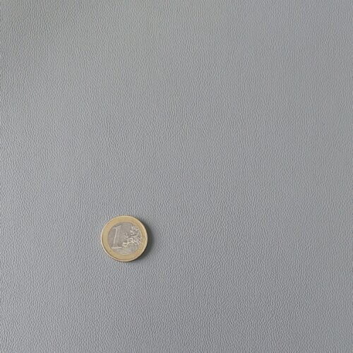 Automotive artificial leather - Light gray, small texture, 1,1mm - Image 2