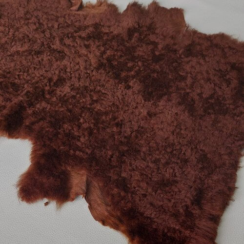 Fur (sheep) - Brown, 60x35cm - Image 4