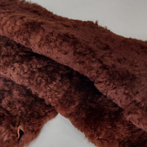 Fur (sheep) - Brown, 60x35cm - Image 2