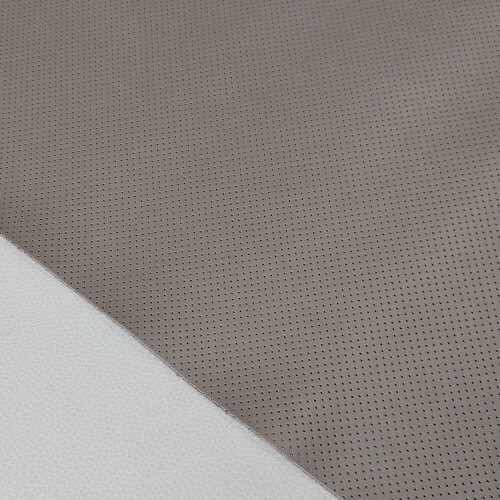 Natural leather - Cappuccino, perforated MK3, medium rigid, 1,6-1,7mm, 90x90cm - Image 3