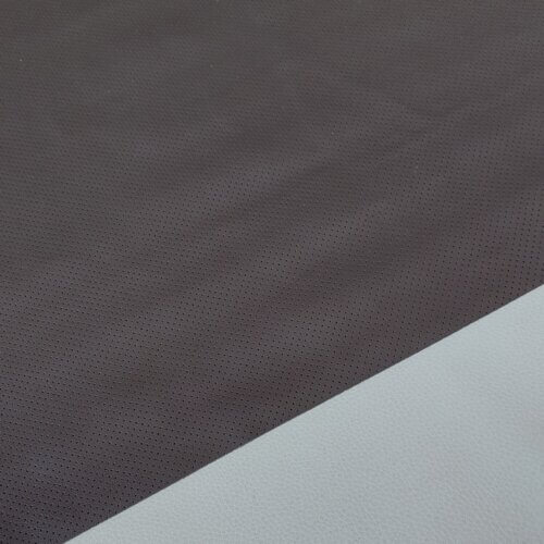 Natural leather - Dark brown, perforated MK3, soft, 1,3-1,4mm, 130x90cm - Image 3