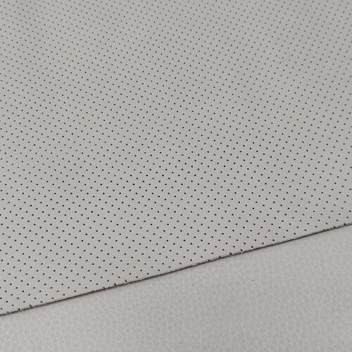 Natūrali oda - Ivory spalva, perforuota MK3, minkšta, 1,3-1,4mm, 120x95cm - Image 3
