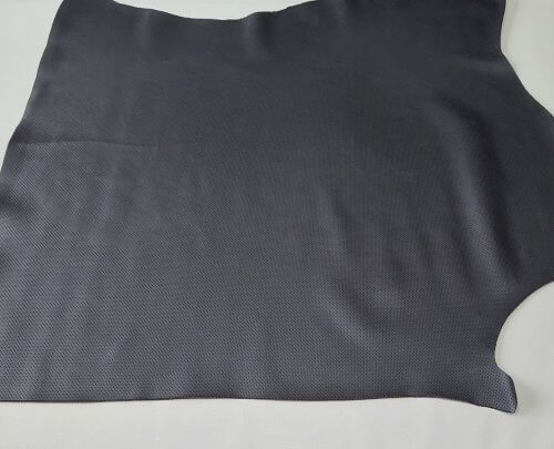 Natural leather - Dark brown, perforated MK3, soft, 1,3mm, 95x80cm - Image 4