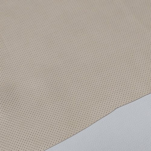 Natural leather - Beige, perforated MK3, soft, 1,2mm, 240x90cm - Image 3